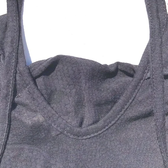 Silence + Noise Tank Top Women Small Spaghetti Strap Sleeveless Black Lace Print - Picture 8 of 11